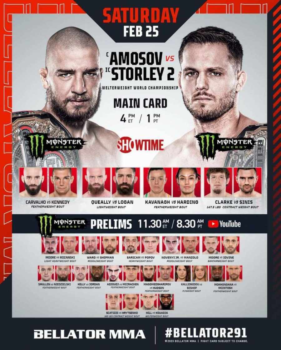 Bellator 292 кард