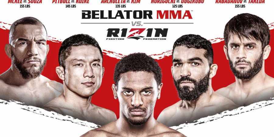 Bellator vs Rizin Прямая трансляция. Бой Соуза - МакКи Смотреть онлайн прямой эфир 31 Декабря 2022г