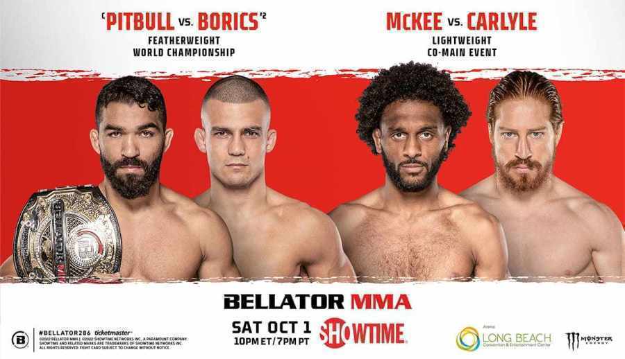 Bellator 286: Питбуль - Борич Дата, Время, Расписание боев и Кард участников