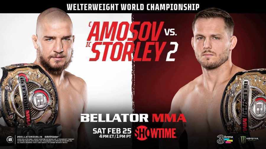 Bellator 291: Амосов - Сторли Дата, Время, Расписание боев и Кард участников
